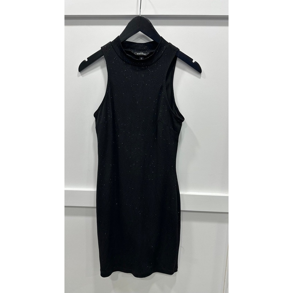 Speechless Juniors Bodycon Black Sparkly‎ Cocktail Party dress, size small